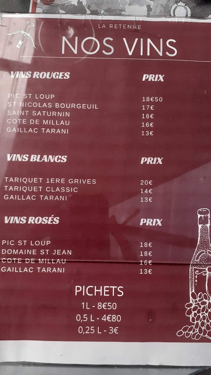 Menu La Retenue-2
